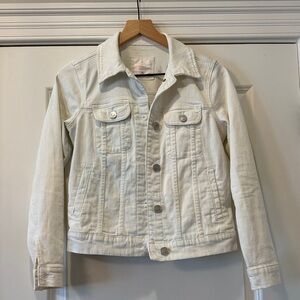 Lauren Conrad White Denim Jacket